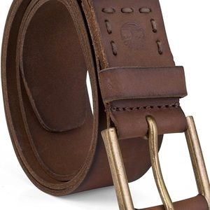 Timberland Top Grain Leather Belt Size 32 NWT